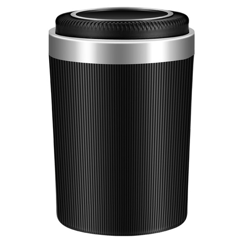 Car cigarette holder with male multi-functional metal inner tank, car ashtray with light, high flame retardant automotive ashtray