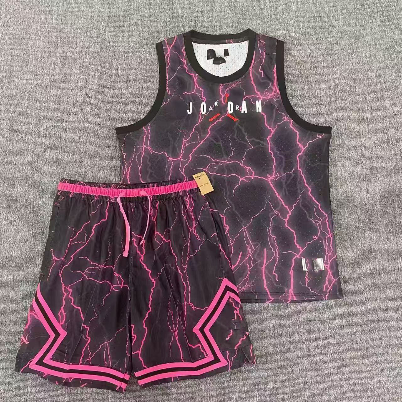 Nuevo chaleco de baloncesto deportivo Flying Man más pantalones cortos secado rápido transpirable relajado diario ocio correr chaleco deportivo image 49