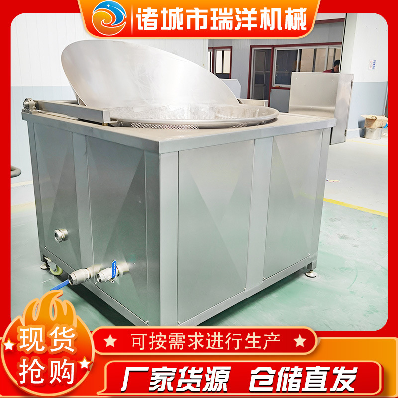 油水分离椒盐排条油炸机 莲藕夹油炸设备 茴香小油条油炸机