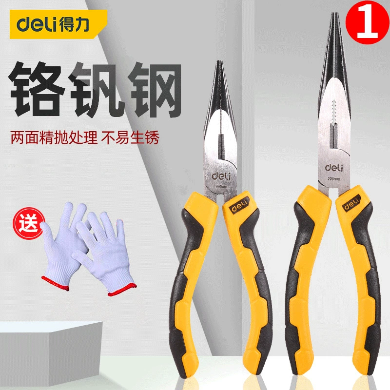 Плоскогубцы с заостренным ртом 6-дюймовые 8-дюймовые плоскогубцы профессионального класса многофункциональные электрические плоскогубцы промышленного класса