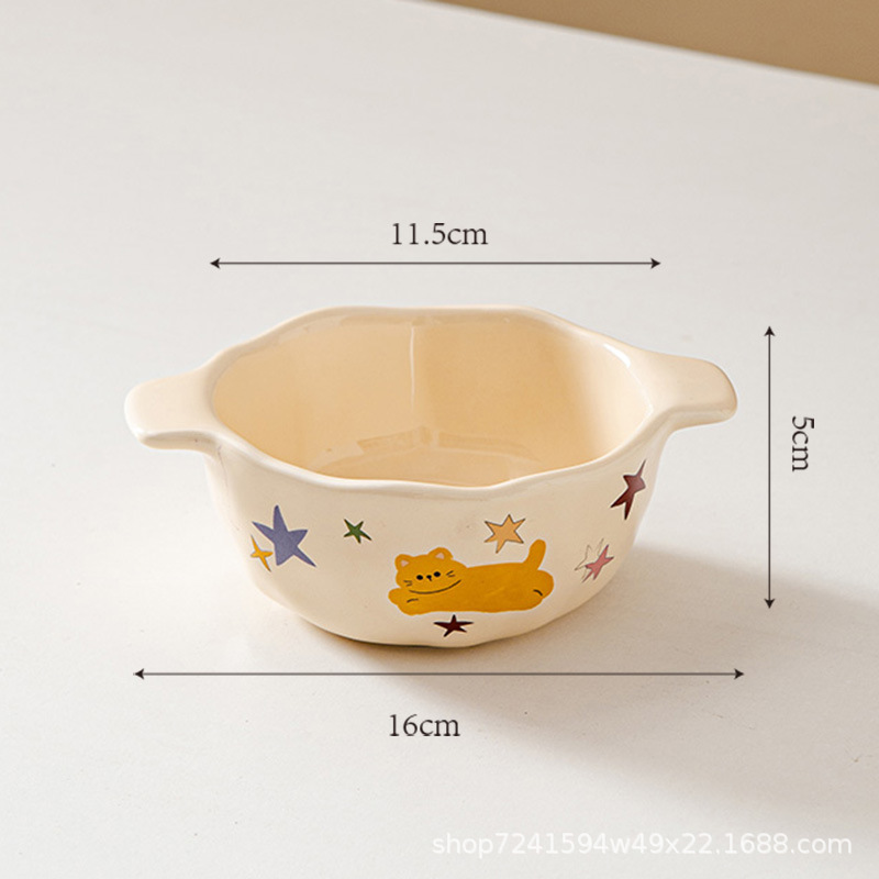 스타 키튼 6.5inch 바이노럴 보울