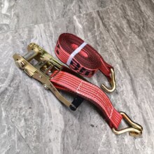 邦强捆绑带拉紧器收紧带扎带货车紧固带棘轮紧绳器加厚5T红色