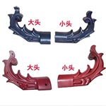 仿古瓦脚屋脊装饰楼阁牛建筑凤尾别墅平底尾翘树脂瓦园林树脂房顶