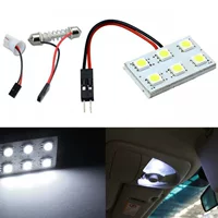 Автомобильная светодиодная лампа для чтения 6SMD Внутренняя лампа модифицированная универсальная лампа внутренней отделки лампы крыша фар багажник лампа