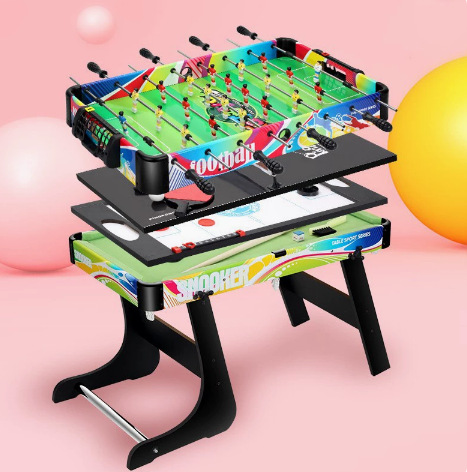 Mesa de billar multifuncional 3 - en - 1 4 - en - 1 fútbol hockey sobre hielo mesa de tenis de mesa juguetes para niños