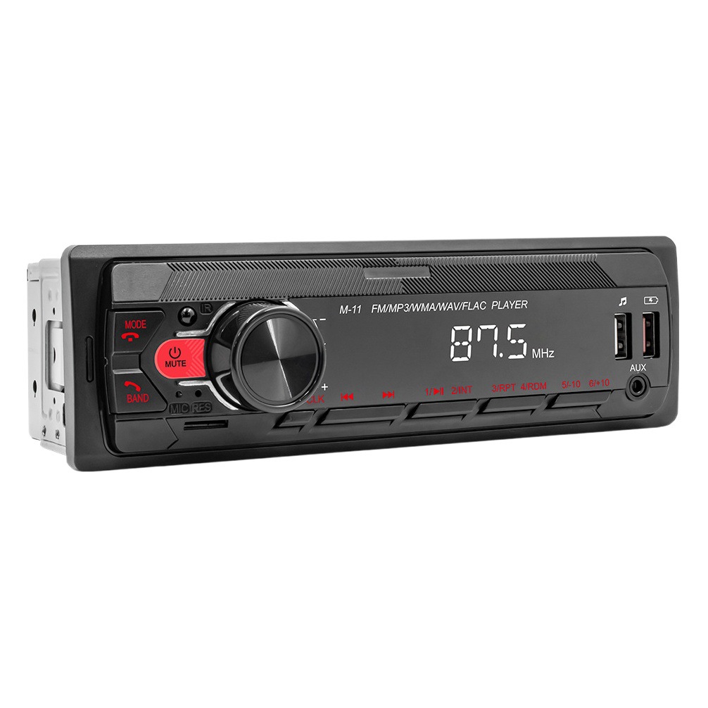 12V coche colorido Universal luces coche Bluetooth reproductor de tarjeta de radio multifunción todo en un coche MP3