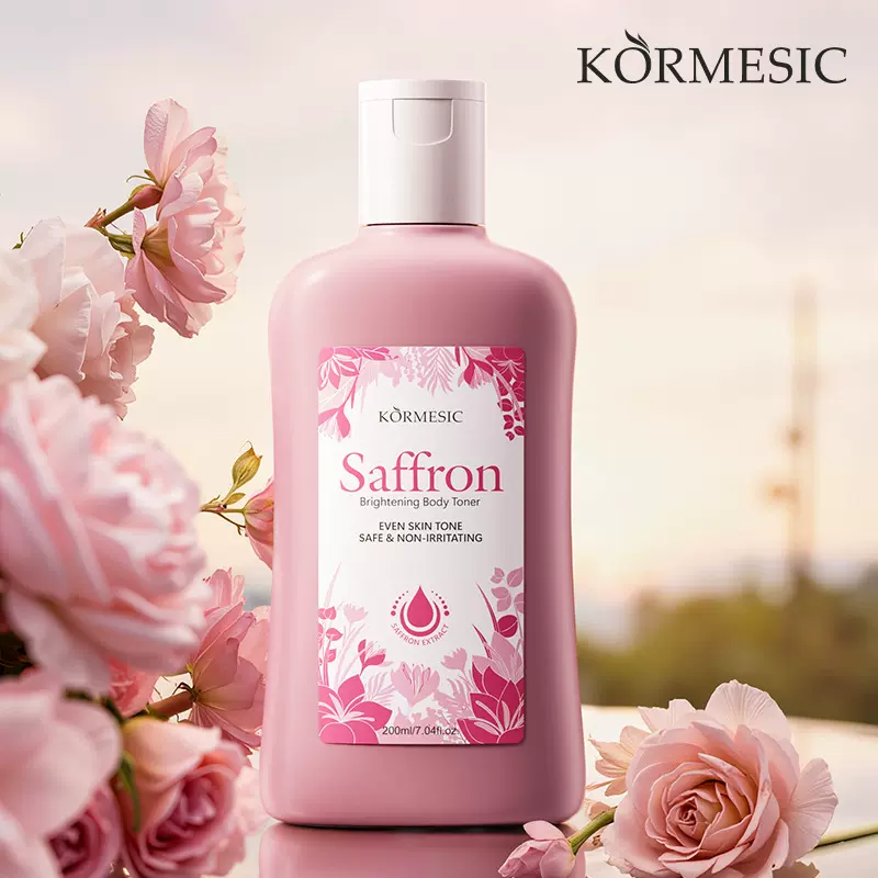 KORMESIC藏红花爽肤水Lotion全英文版身体护理外贸跨境厂家批发