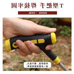 不鏽鋼花鏟農用挖大蒜家用挖野菜專用鏟子戶外園藝挖土鍛打小鏟子