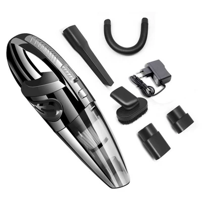 Car-mounted vacuum cleaner, portable handheld Tozsoranlar - r-6053-black-european-standard-dc-round-hole-adapter
