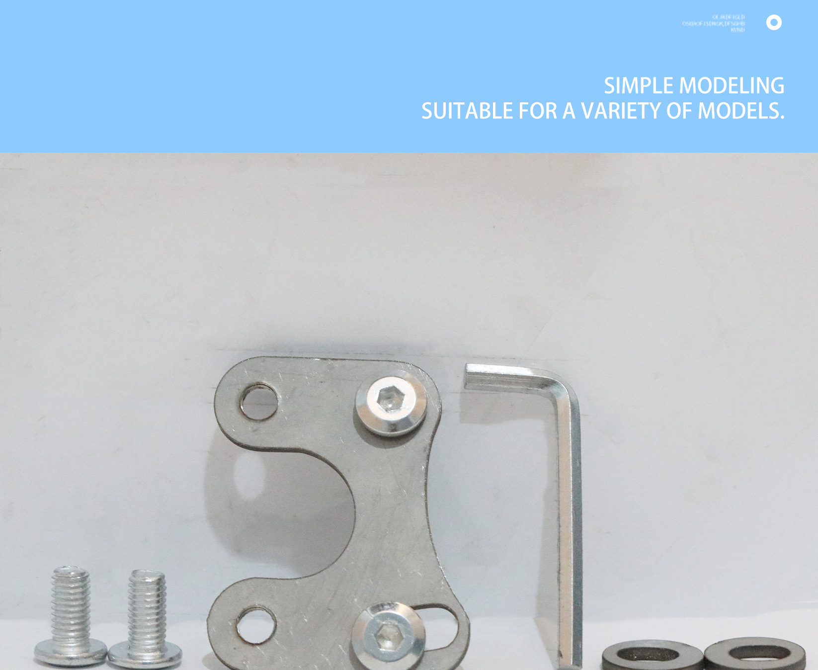 Mudguard Bracket Suitable for Ninebot E200P300 Modified Flat Fork Rear Shift Extension Mudguard Bracket