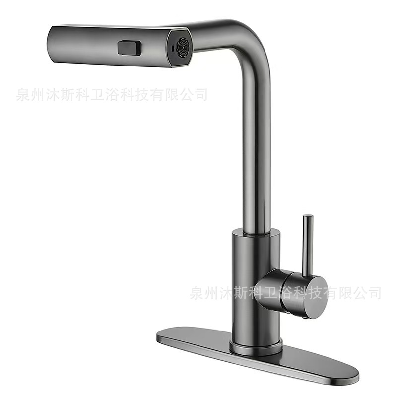 Cross-border 304 acero inoxidable extracción grifo de cocina lavavajillas domésticas frías y calientes lavavajillas lavavajillas grifo de lluvia volante