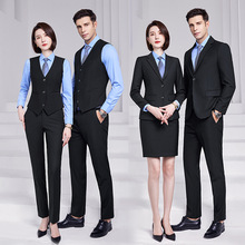职业西装套装男女同款教师职业装房地产销售物业银行正装西服工装