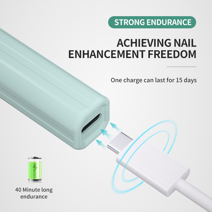 Lámpara de uñas de mano pequeña lámpara de uñas portátil proyector de almacenamiento eléctrico mini lámpara de fototerapia de secado rápido lámpara de cocción de uñas