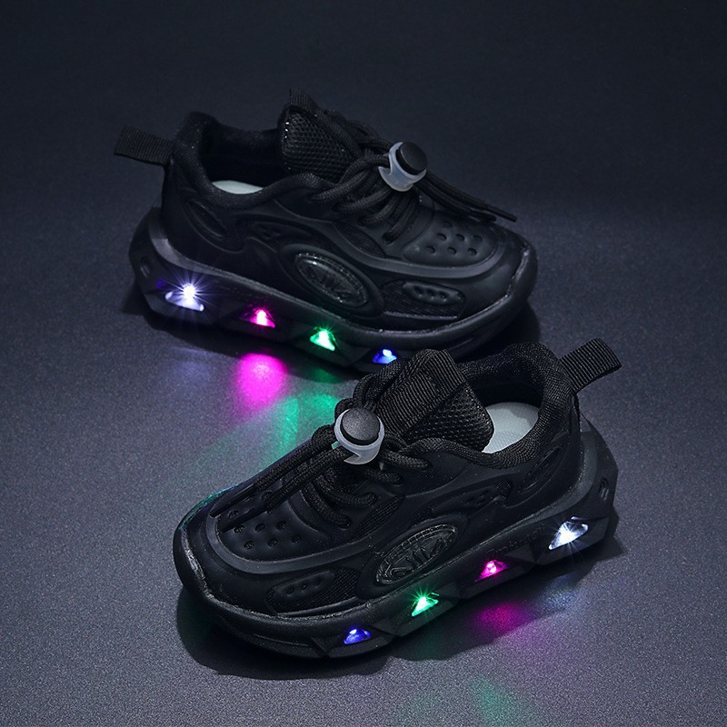 Kinder Sneaker Mit Licht Und Atmungsaktivem Mesh-obermaterial_voghion.com