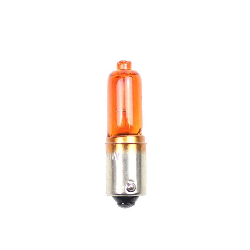H21W Amber Front and Rear Fog Light Turn Signal Bulb 12V21W Bay9S Angled 120 ° Ba9S Flat Angle 180 °