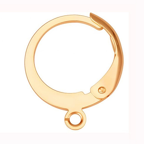 KC gold—round buckle