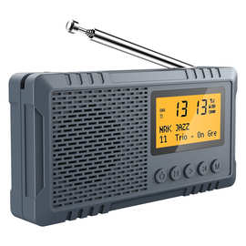 AM/FM收音机迷你小音响插卡新款便携式播放器随身听可充电收音机
