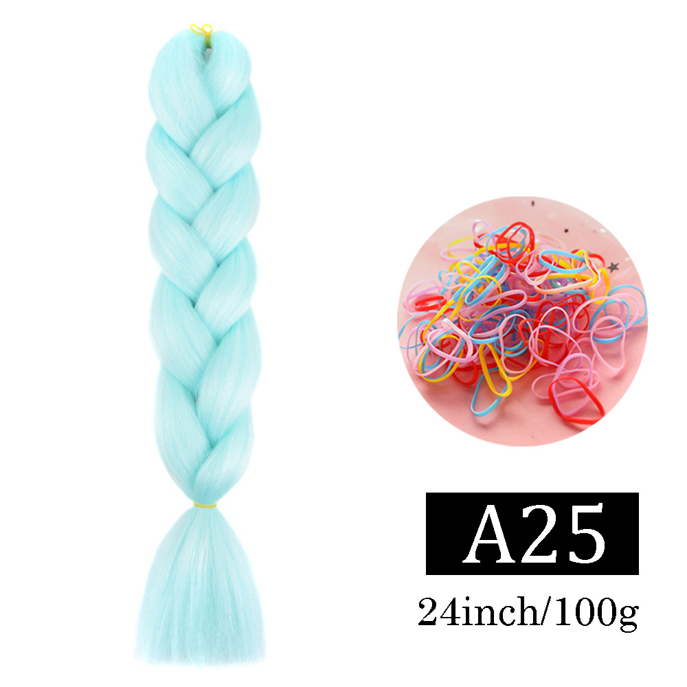 Peluca de trenza grande africana, color, trenza sucia, cuerda para el cabello, degradado, fibra química, trenza grande, reggae, hip-hop, trenza sucia, trenza