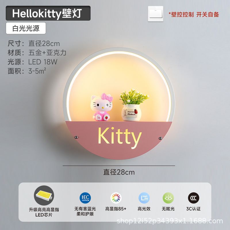Las luces de pared de HelloKitty son ambiguas