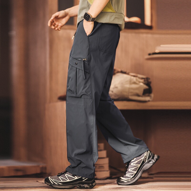 Popular High-End Trendy Brand Softshell Pants for Men, Summer Thin Loose Functional Work Pants, Outdoor Casual Pants Popular High-End Trendy Brand Softshell Pants for Men, Summer Thin Loose Functional Work Pants, Outdoor Casual Pants