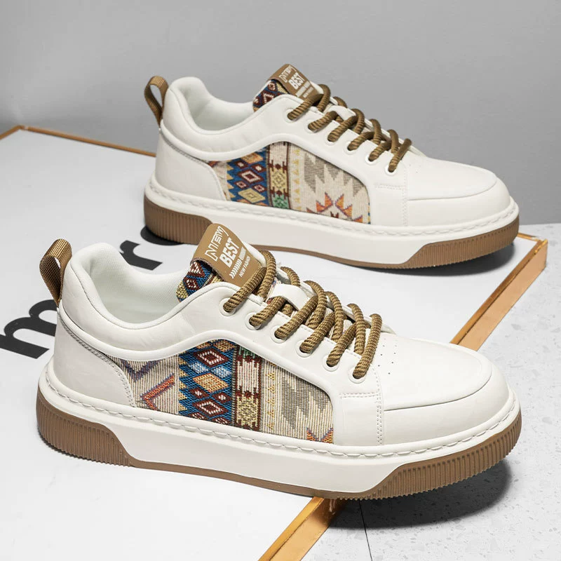 Мужские низкие кроссовки с принтом в китайском стиле, весна 2025 года, удобные, дышащие, с вышивкой, мягкой подошвой, универсальные, повседневные.