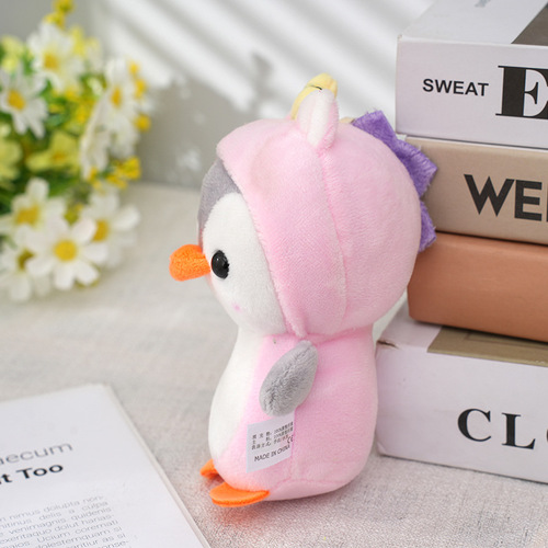 Cute Penguin Doll Little Penguin Plush Toy Transformed into Dinosaur Frog Catching Machine Wedding Throwing Doll Rag Doll