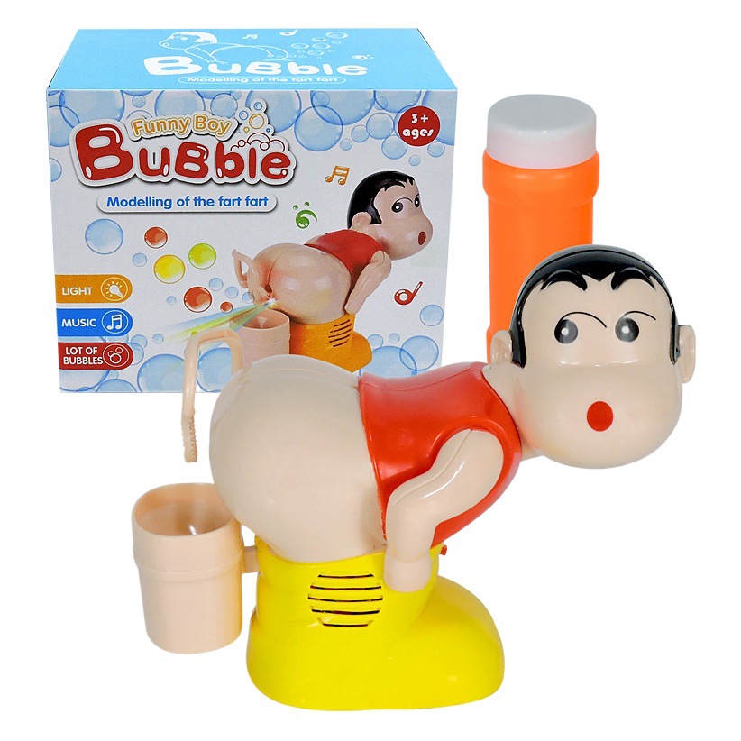 Verano eléctrico divertido Niño Burbuja soplado juguete crayón xiaoxin niños música burbuja máquina puesto suministro Venta caliente