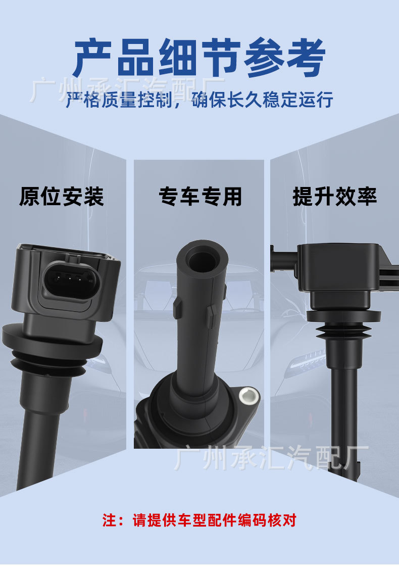 E3F10-3705110 F01R00A110 Is Suitable for Chery E3F10 S10 Car High-Voltage Ignition Coil