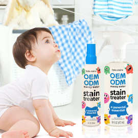 跨境代发全英文stain treater婴儿衣物去污抑菌干洗剂清洁喷雾剂