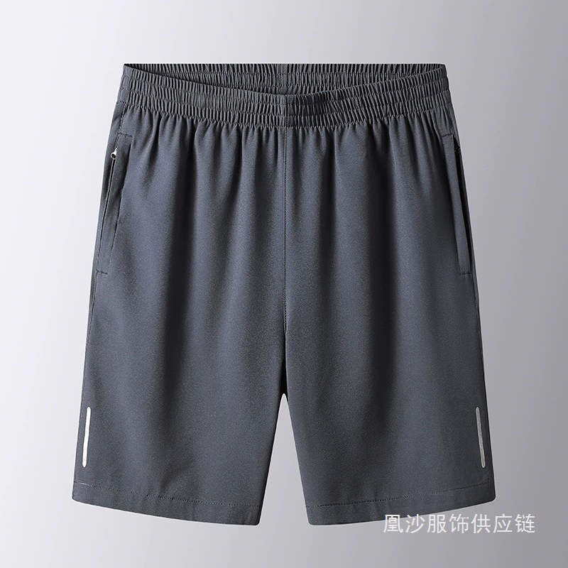Silk thin shorts, quick dry basketball trousers for leisure, loose fit