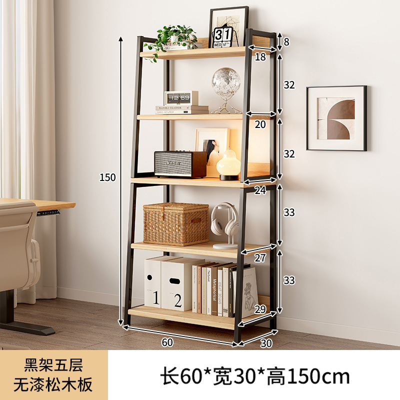 Estante trapezoidal de piso a techo con puerta de gabinete, dormitorio de madera maciza, esquina de la cabecera de la cama, estante de exhibición de la sala de estar, pequeño armario de almacenamiento