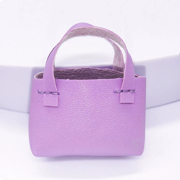 Purple handbag bag