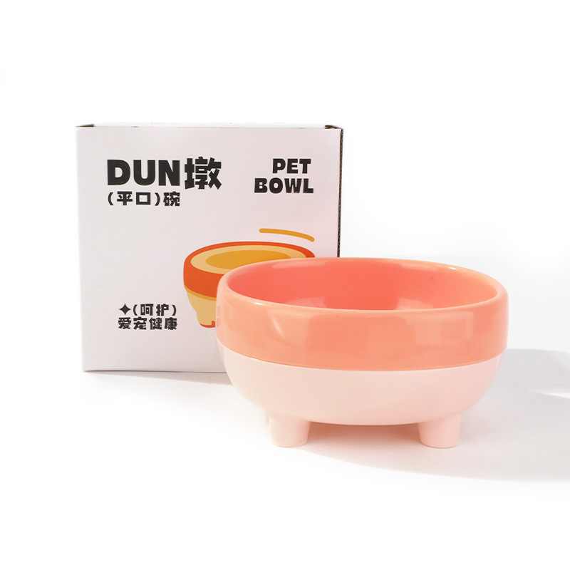 Pipitao original boca plana muelle muelle boca oblicua olla individual suministros para gatos tazón doble para gatos tazón para mascotas