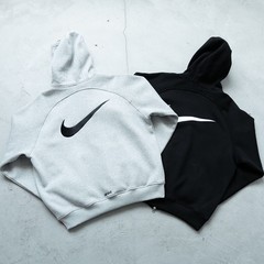春秋海外人気NK共同ブランドsuメンズフード付きカーディガンスウェットシャツフック刺繍文字プラスベルベットカップルスタイル
