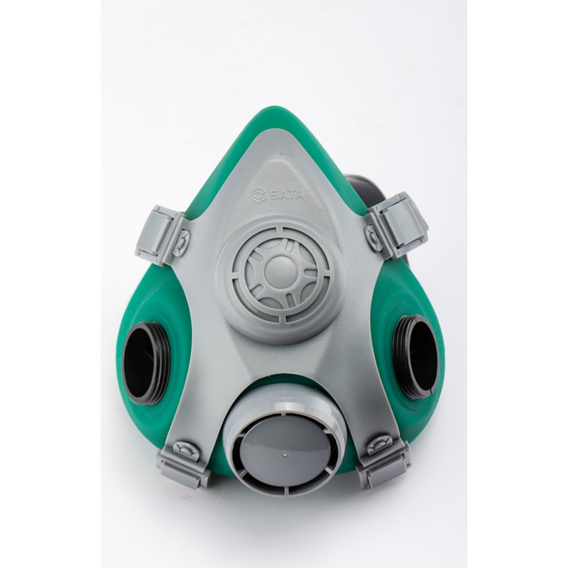 世达工具硅胶双滤盒四阀半面罩面具HF0414