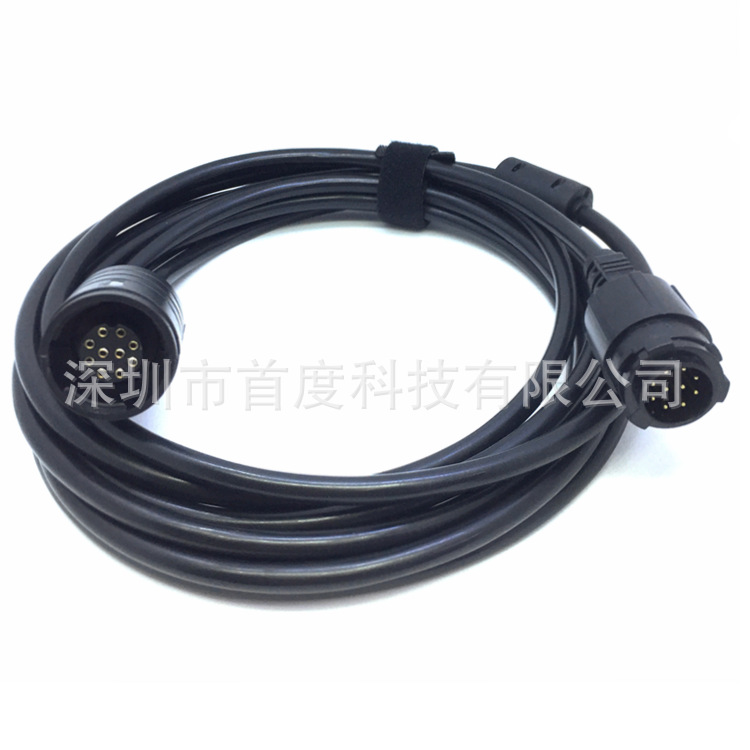 适用摩托APX6500 XPR5350E/M8668 M8268 车载台手咪延长线3米