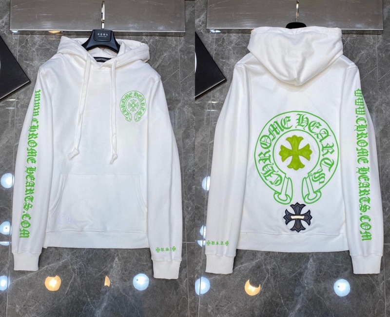 25ss正确版Chrome Hearts 克罗伈十字架连帽卫衣百搭潮流时尚批发|undefined
