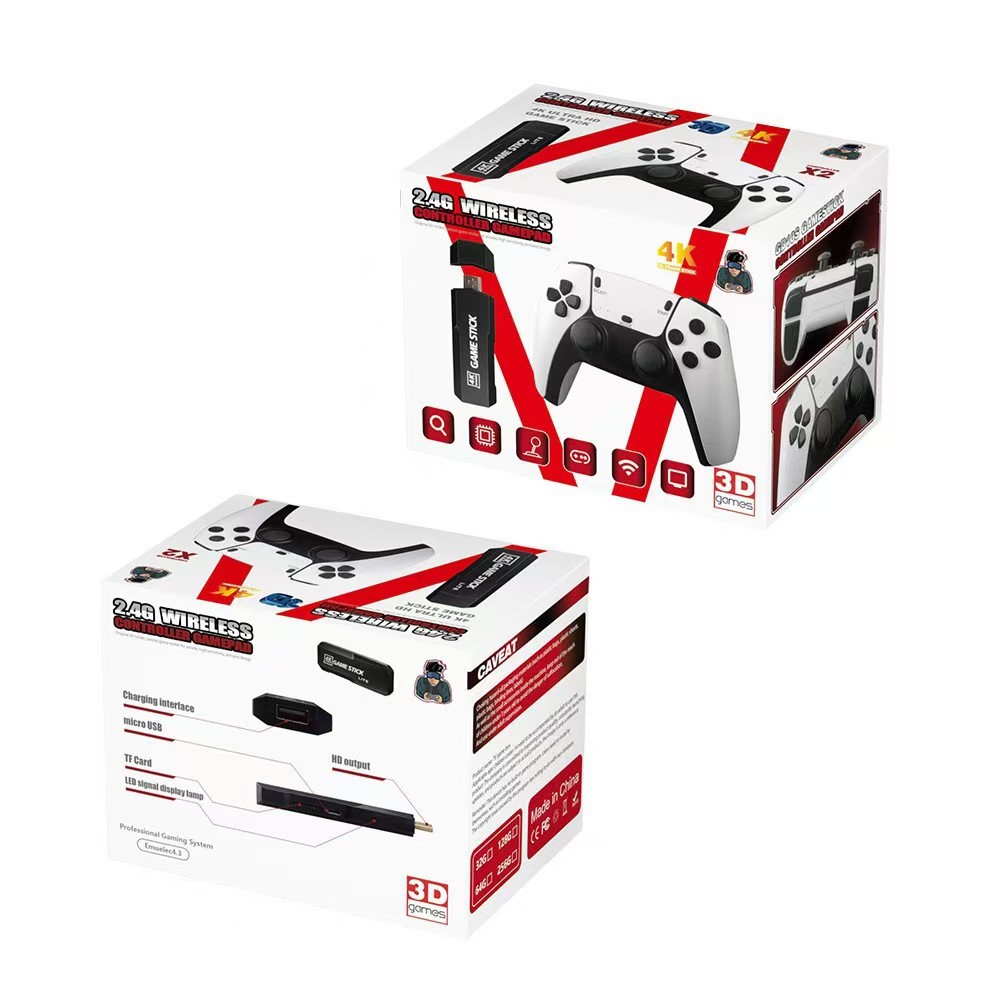 GD10 PRO HD TV consola de juegos 2.4G dobles inalámbricos PS1 U arcade joystick retro consola de juegos