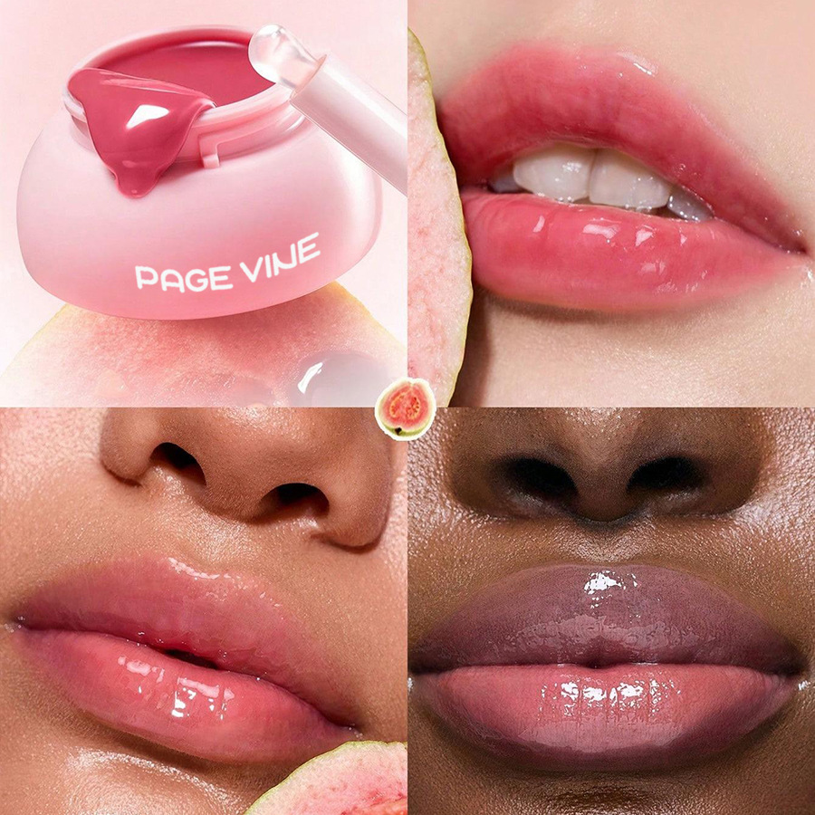 PÁGINA transfronteriza con cepillo de labios espejo esmalte de labios Amazon TK maquillaje de belleza caliente máscara de labios hidratante de larga duración impermeable