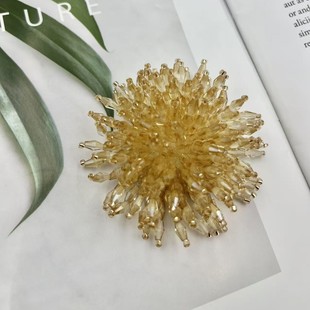 Cross-Border Popular Versatile Handmade Beaded Shoe Flower Beaded Removable Shoe Buckle Decoration Fashion Women's Shoe Accessories Brooch