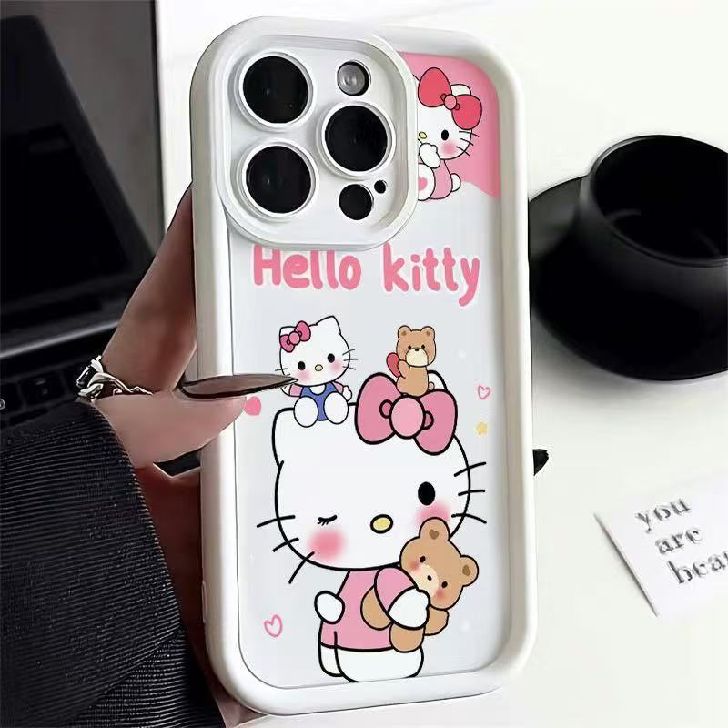Funda linda para teléfono iphone16pro Apple 15 anti-caída 14 dibujos animados 13promax nuevo 12pro11