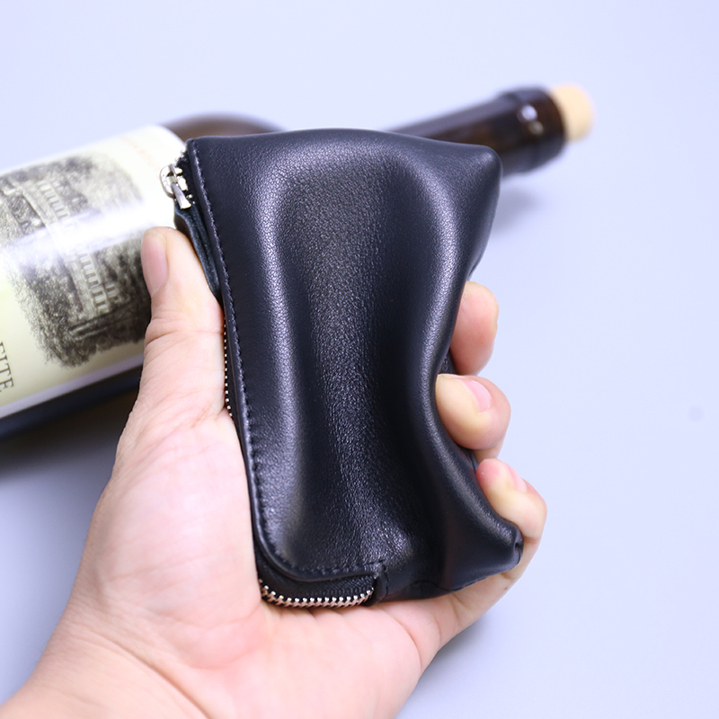 Simple and Lightweight Men's Key Bag, Trendy Zipper Coin Purse, Unisex Mini Card Portable Storage Bag