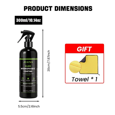 Automotive glass defogging agent cross-border sales, is a hydrophobic coating designed - yt0503-300ml