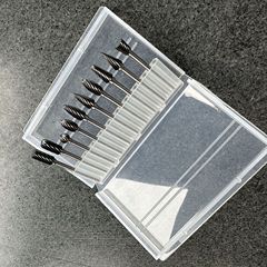 合金回転やすり小型タングステン鋼研磨ヘッド3*6セット3mmハンドル単歯一次成形研磨ヘッド部品