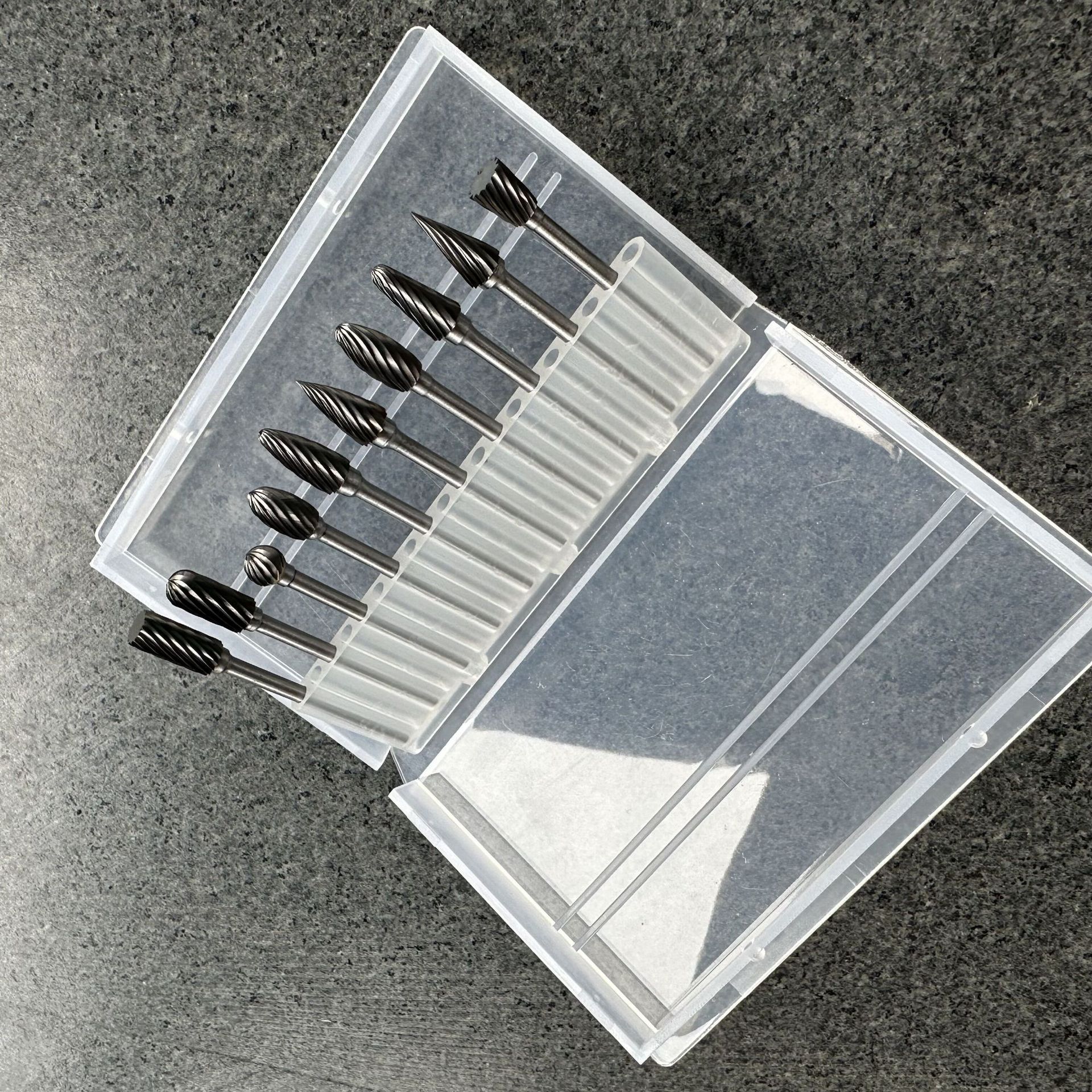 鎢鋼硬質合金旋轉銼3毫米6頭金屬小型單雙電磨風磨配件打磨頭銑刀