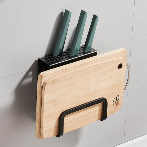 Kohler space aluminum punch-free pot lid rack wall-mounted kitchen cutting board chopping board storage rack home storage pendant