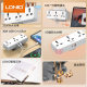 LDNIO Cross-border PD Fast Charge Rotary Plug-in Row Without Line Global Travel Universal Panel British Standard Plug-in Row Multi-plug