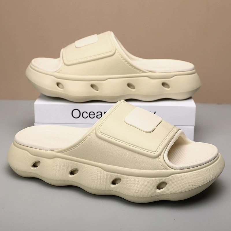 Sports non-slip deodorized wear-resistant slippers platform for beloved, soft sole