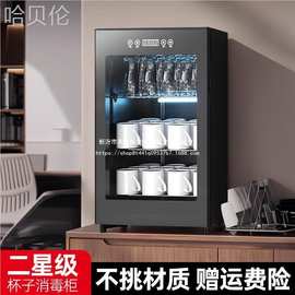立式办公室消毒柜茶杯小型工夫茶桌面烘干具家商用紫外线台好太太