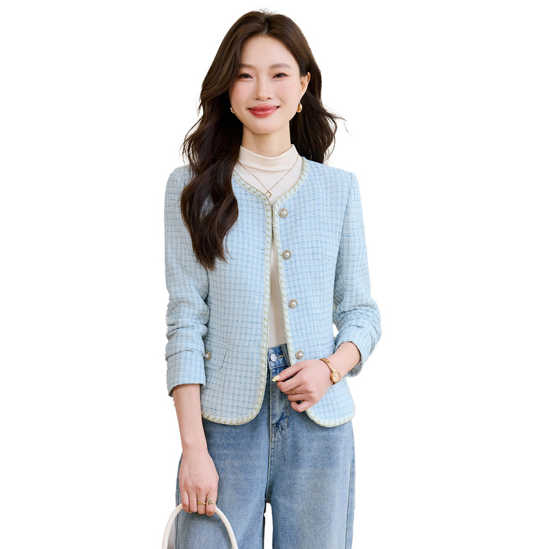 小香风外套女2025秋冬新款高级感气质韩系精致开衫小个子短款上衣|undefined